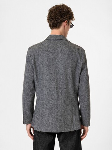 Coupe regular Veste de costume 'Sergio' Antioch en gris