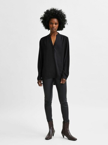 SELECTED FEMME Blus 'MIVIA' i svart