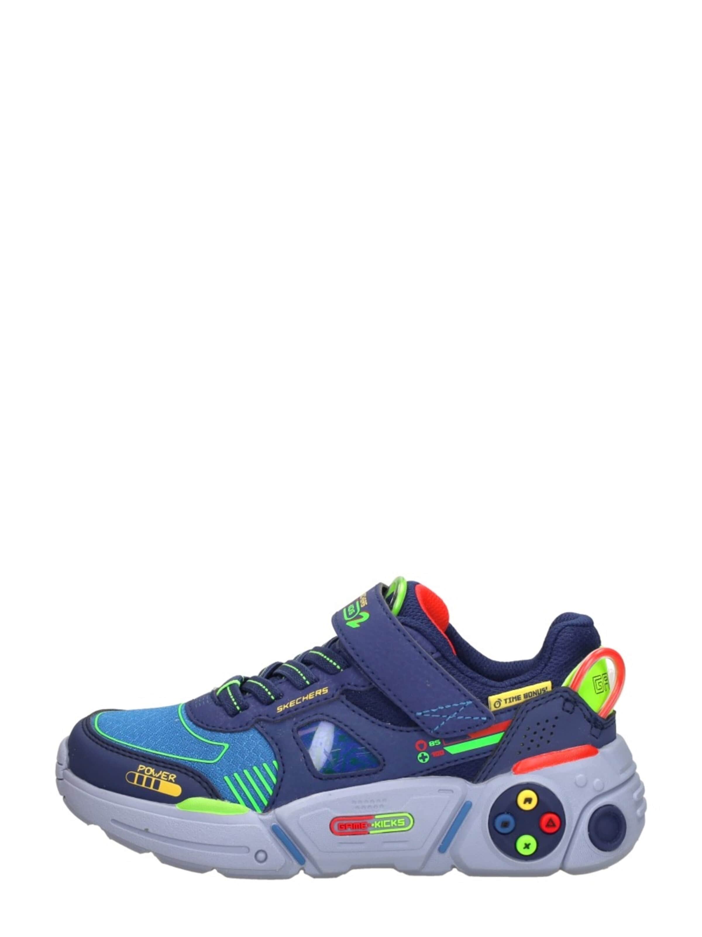SKECHERS Sneakers 'Game Kicks: Gametronix 2.0' in Blauw: voorkant