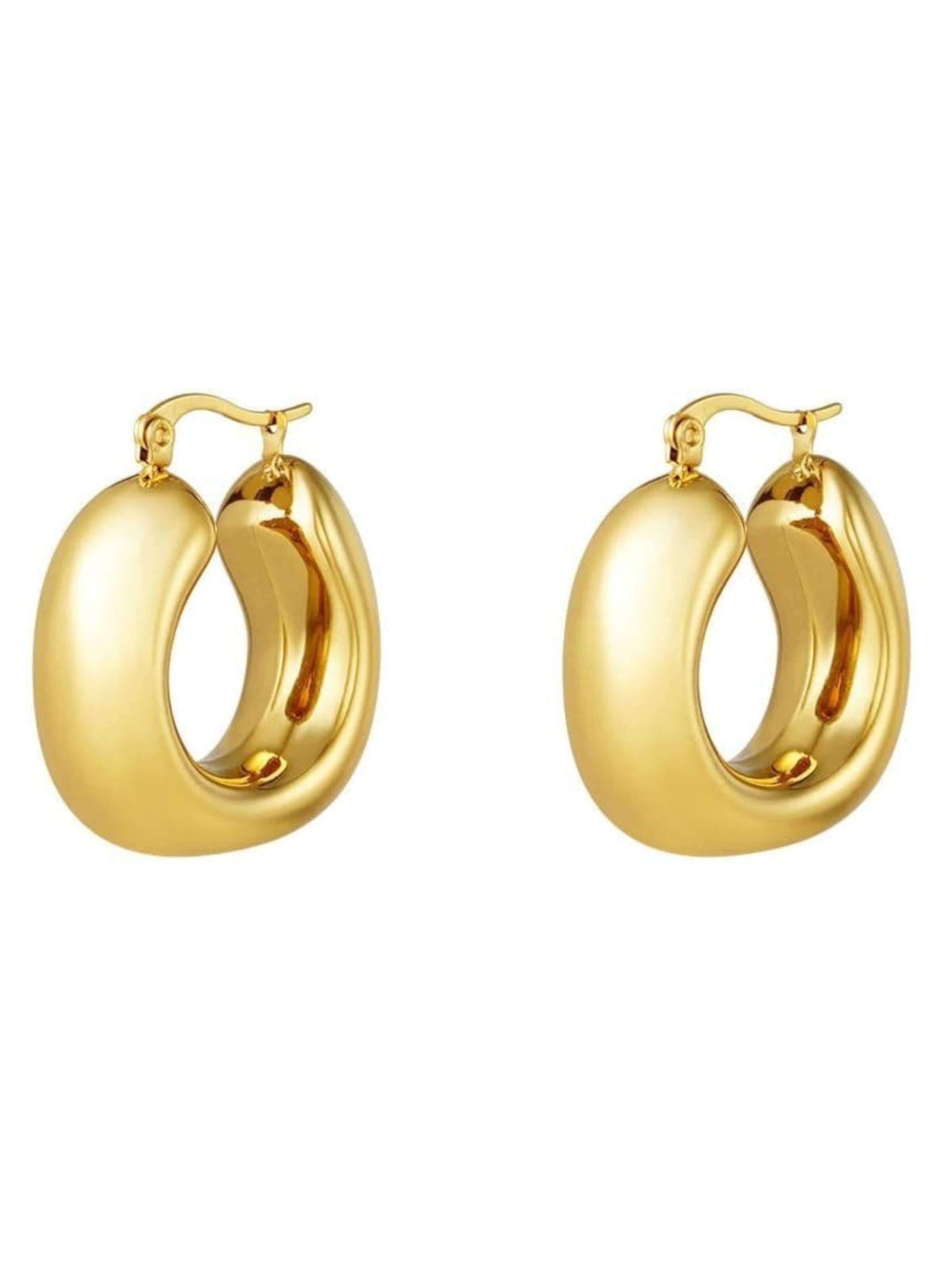 La Moda Me Ohrringe in Gold: Vorderseite