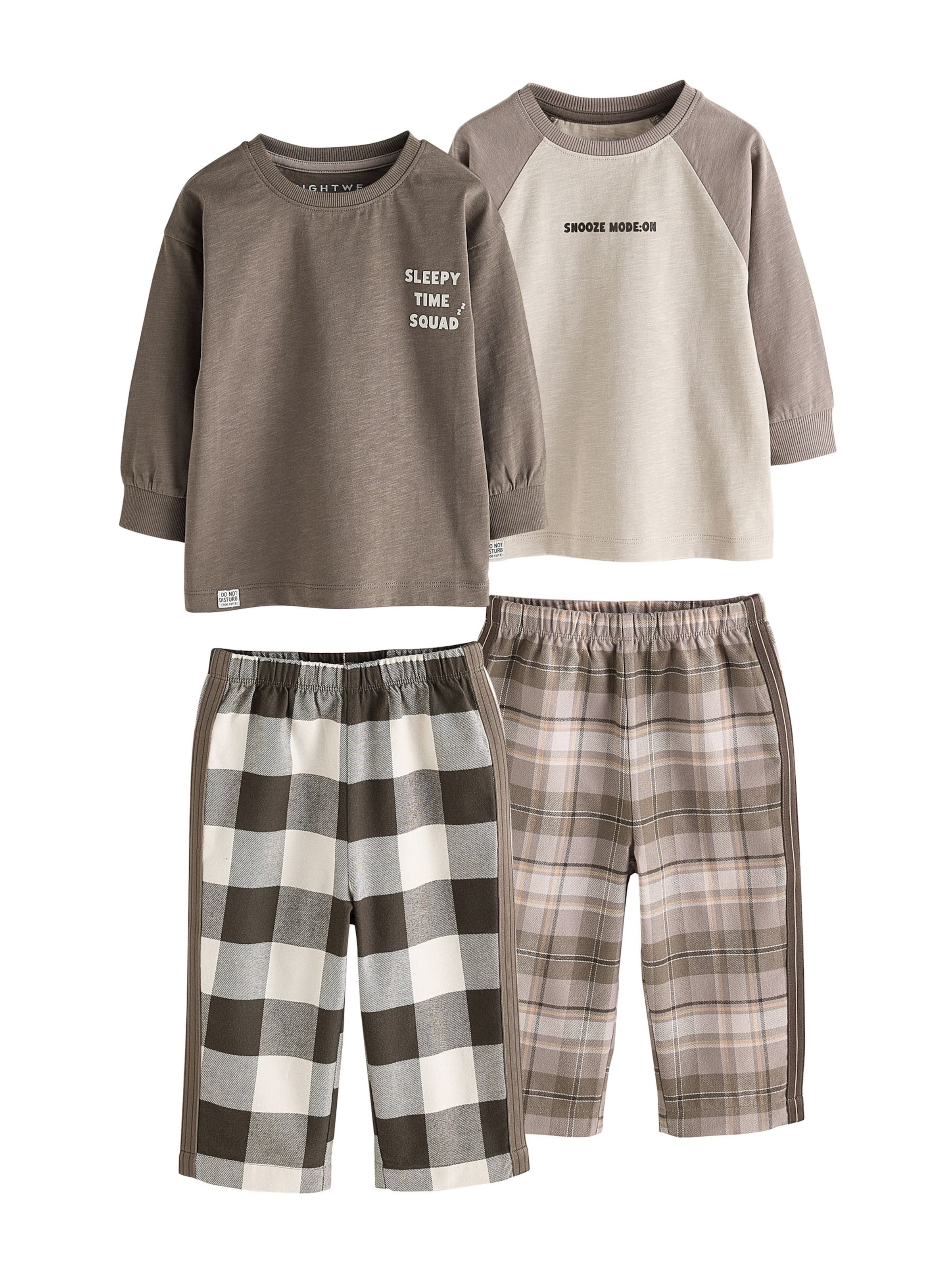 Next - Pijama en beige: frente