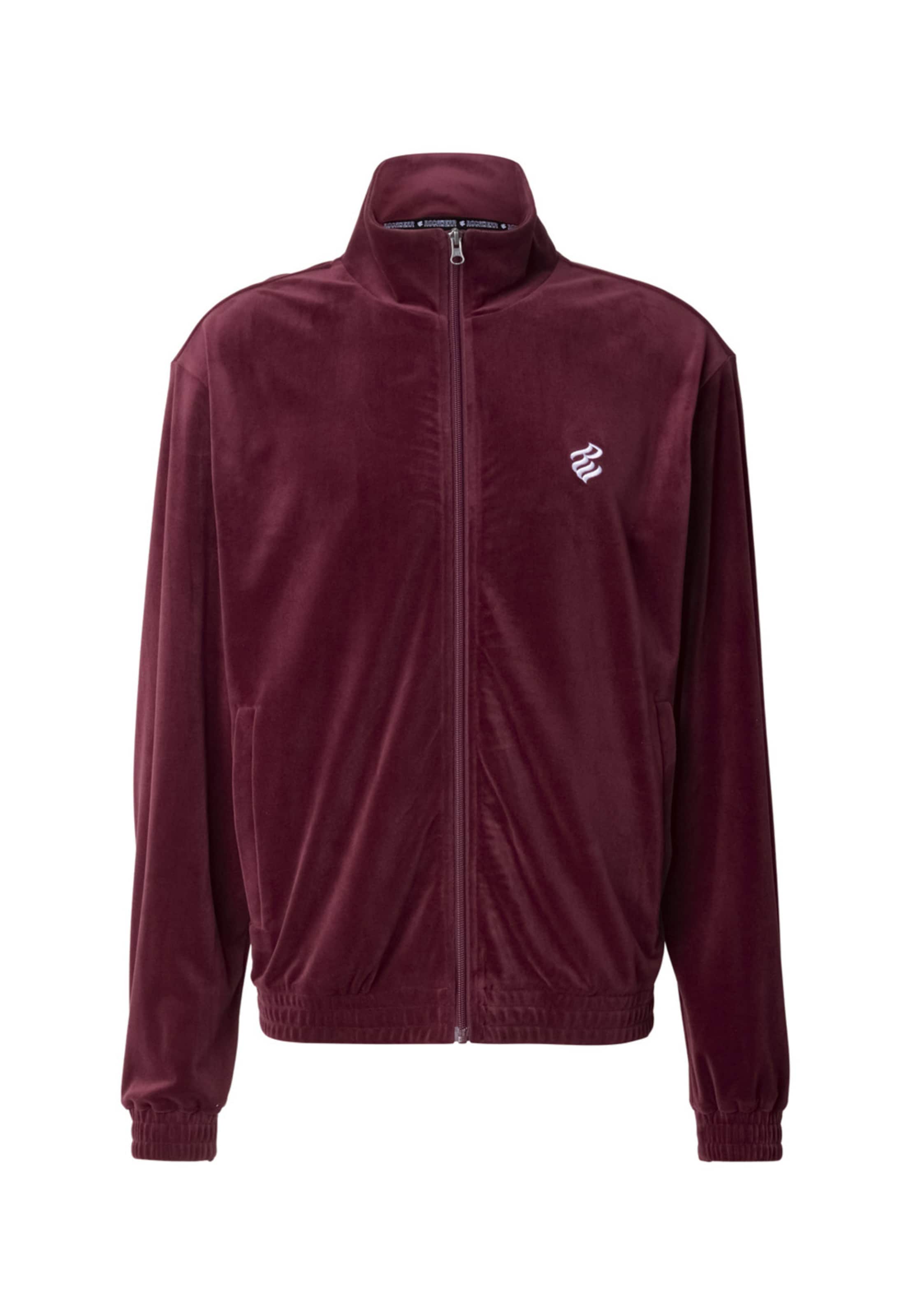 ROCAWEAR Sweatvest 'Ace' in Rood: voorkant