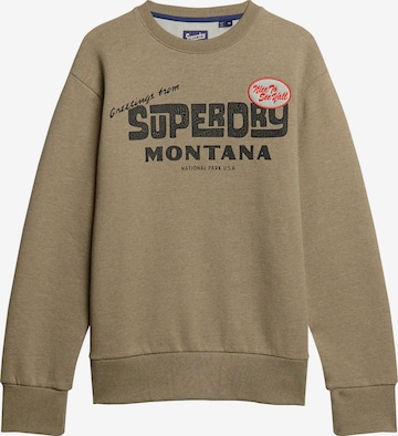 Superdry Sweatshirt in Braun: predná strana
