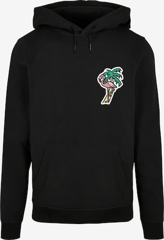 Mister Tee Sweatshirt 'Flamingo' in Black: front