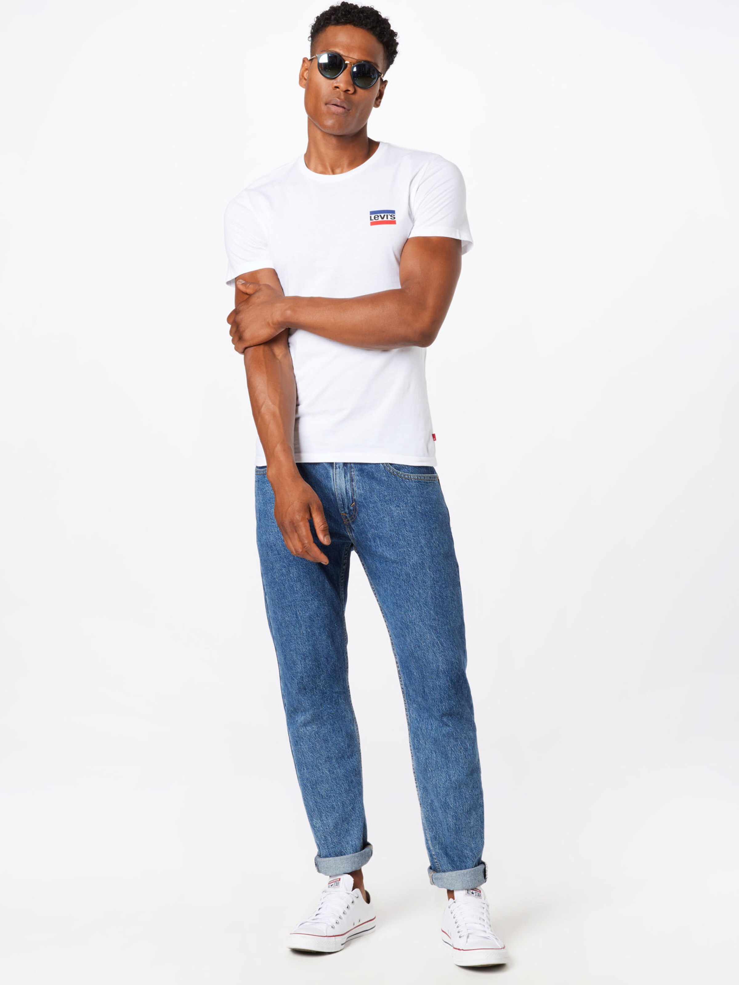 Männer Shirts LEVI'S T-Shirt in Grau, Weiß - HC32553 Männer Shirts LEVI'S T-Shirt in Grau, Weiß - HC32553