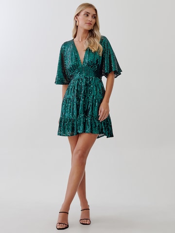 Tussah Koktejlové šaty 'ISSY' – zelená