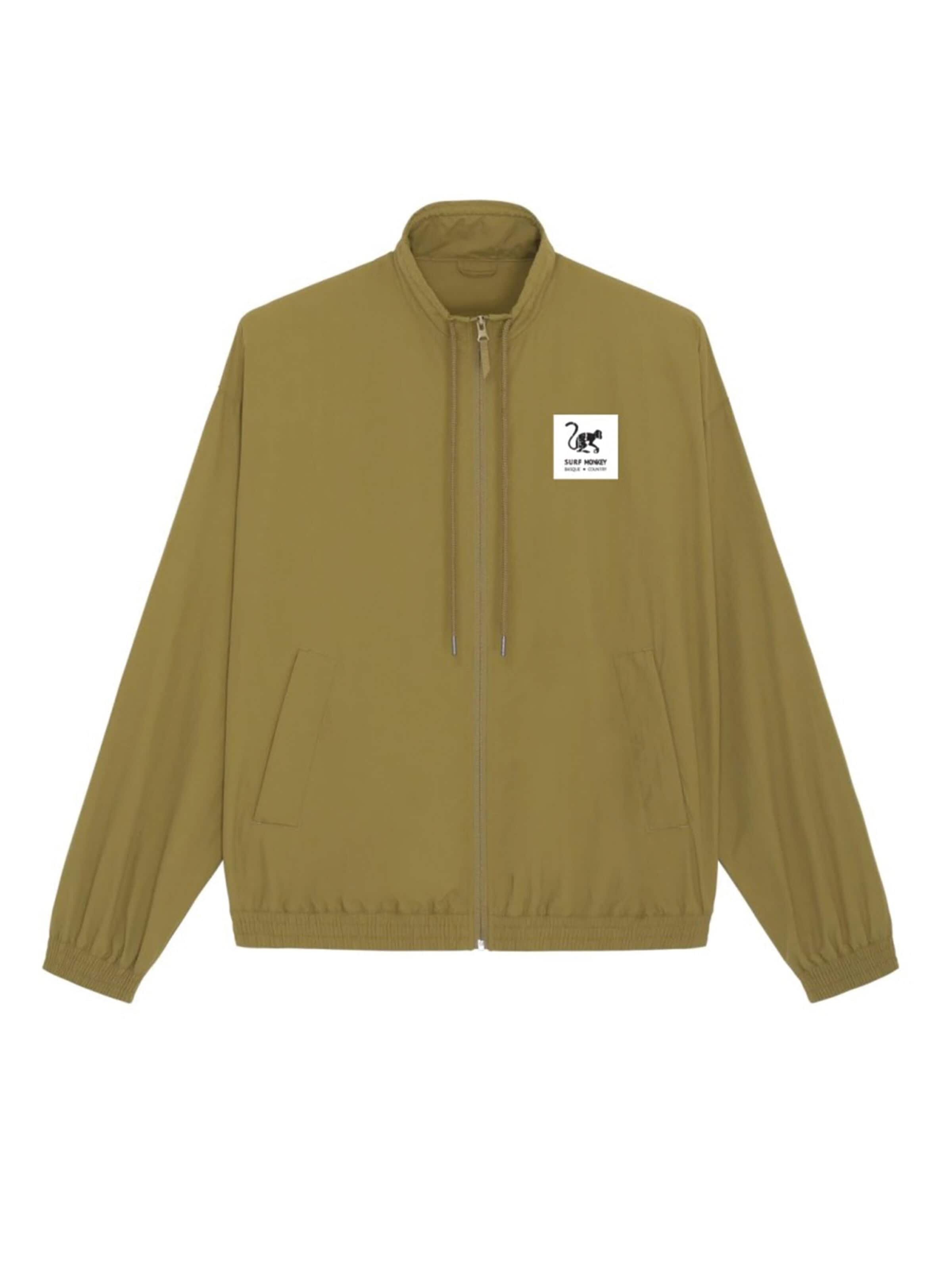 Surf Monkey Weatherproof jacket in Yellow: front