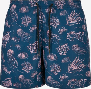 Pantaloncini da bagno di Urban Classics in blu: frontale