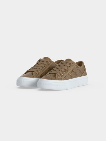 GUESS Ниски маратонки 'Jelexa10' в кафяво