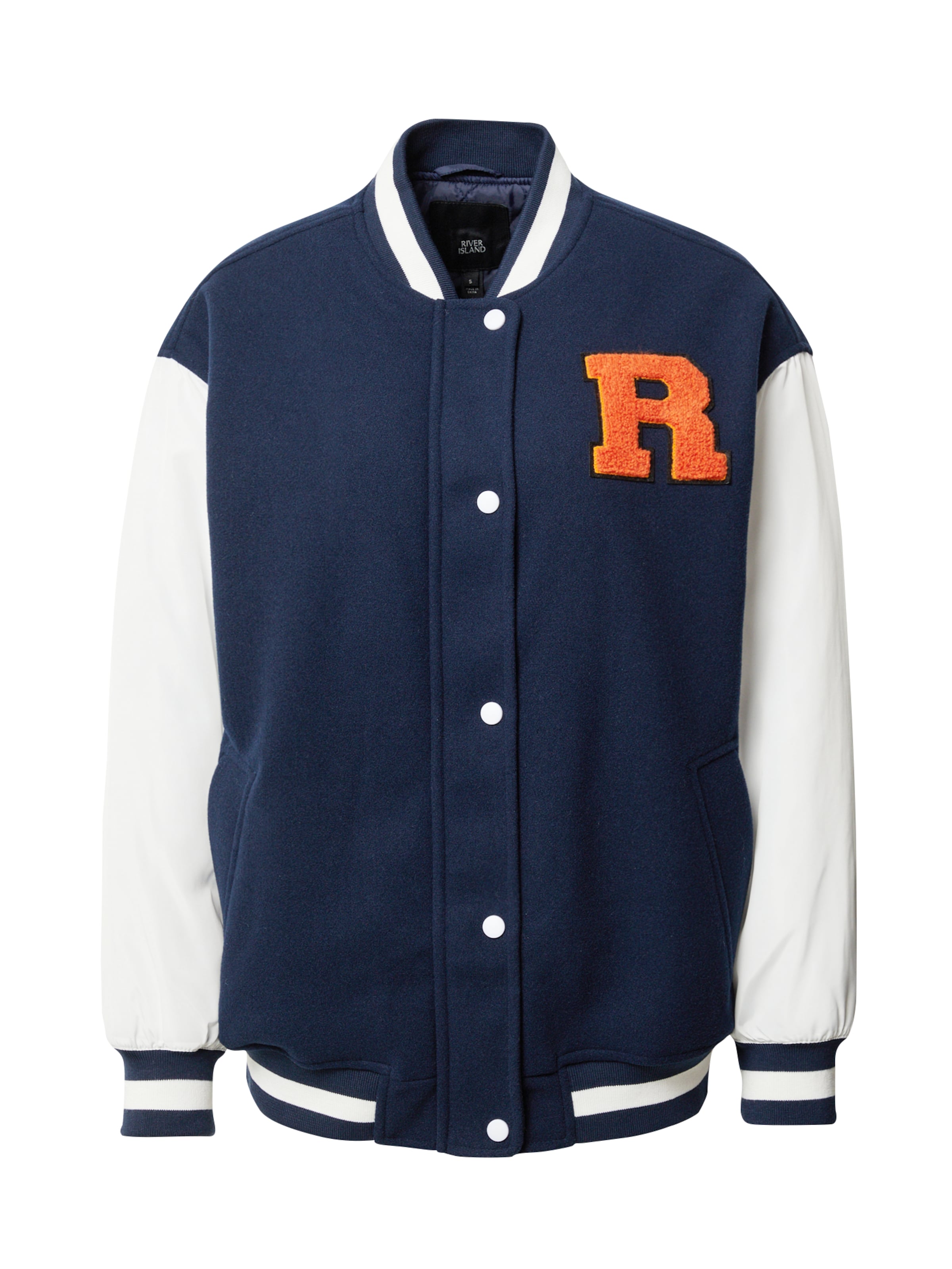 River Island Between-season jacket in Blue: front