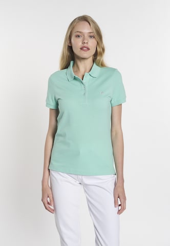 DENIM CULTURE - Camisa 'Sophie' em verde: frente