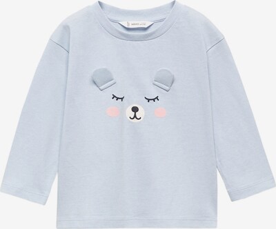 MANGO KIDS Shirt 'OSO' in hellblau / hellpink / schwarz / offwhite, Produktansicht