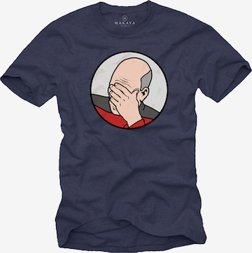 MAKAYA Shirt in Blue: front