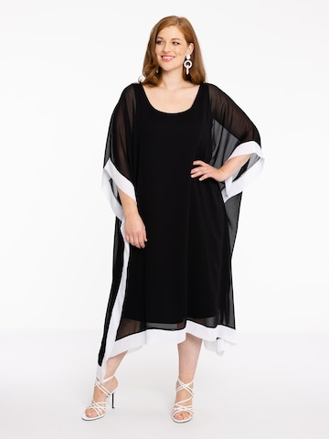 Yoek Oversized jurk in Zwart