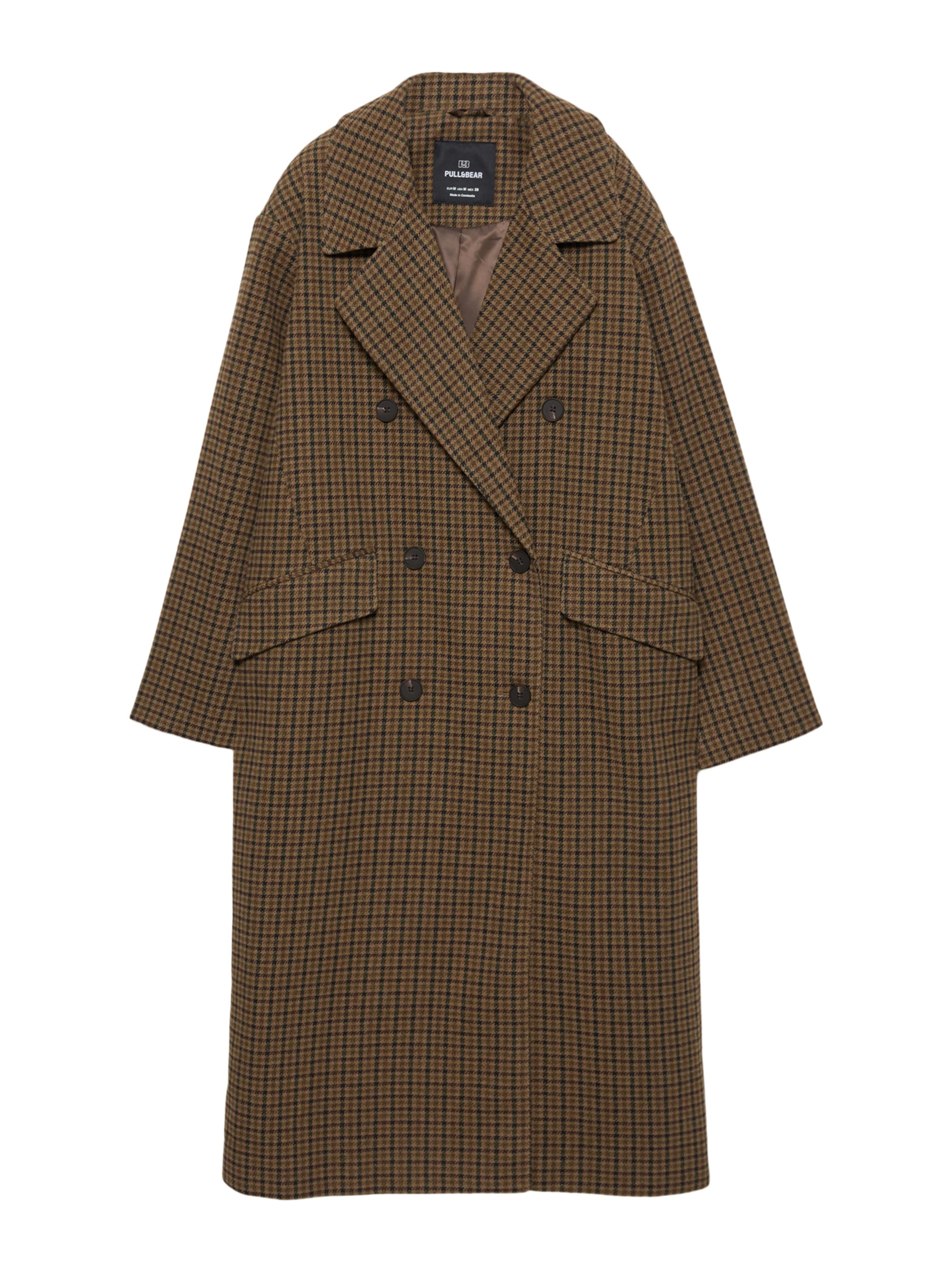 Pull&amp;Bear Tussenmantel in Bruin: voorkant