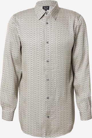 ARMANI EXCHANGE Regularny krój Koszula w kolorze beżowy: przód