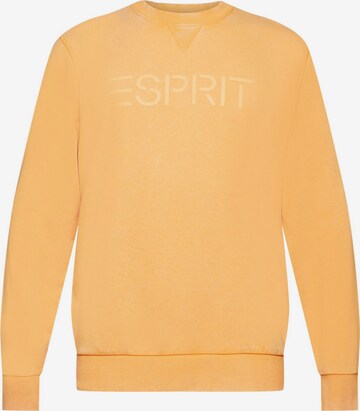 Sweat-shirt ESPRIT en orange : devant