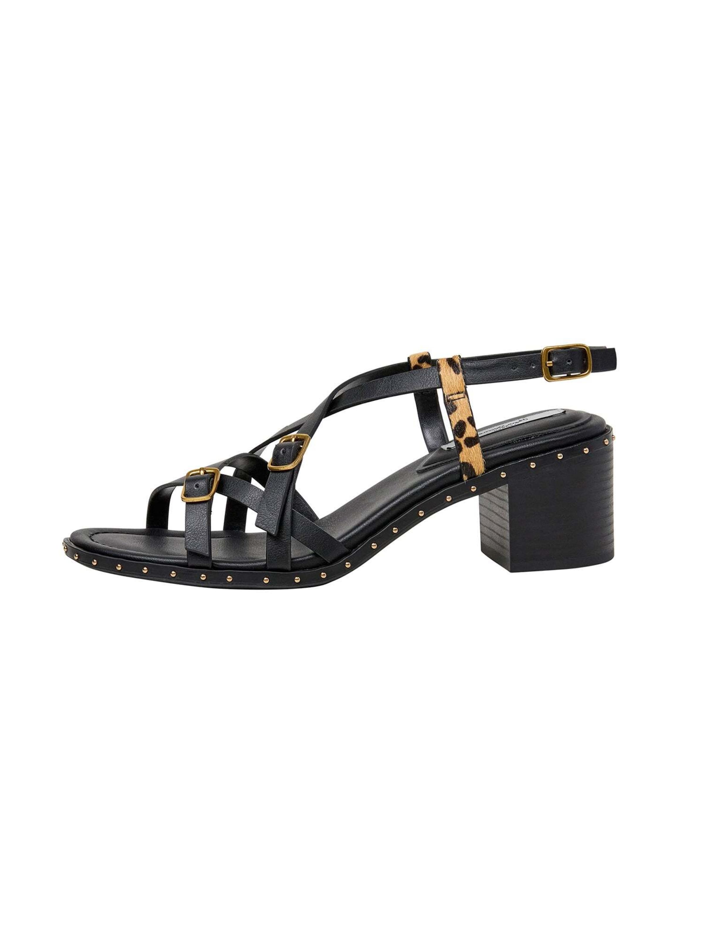 Pepe Jeans Strap sandal 'Carrie' in Black: front