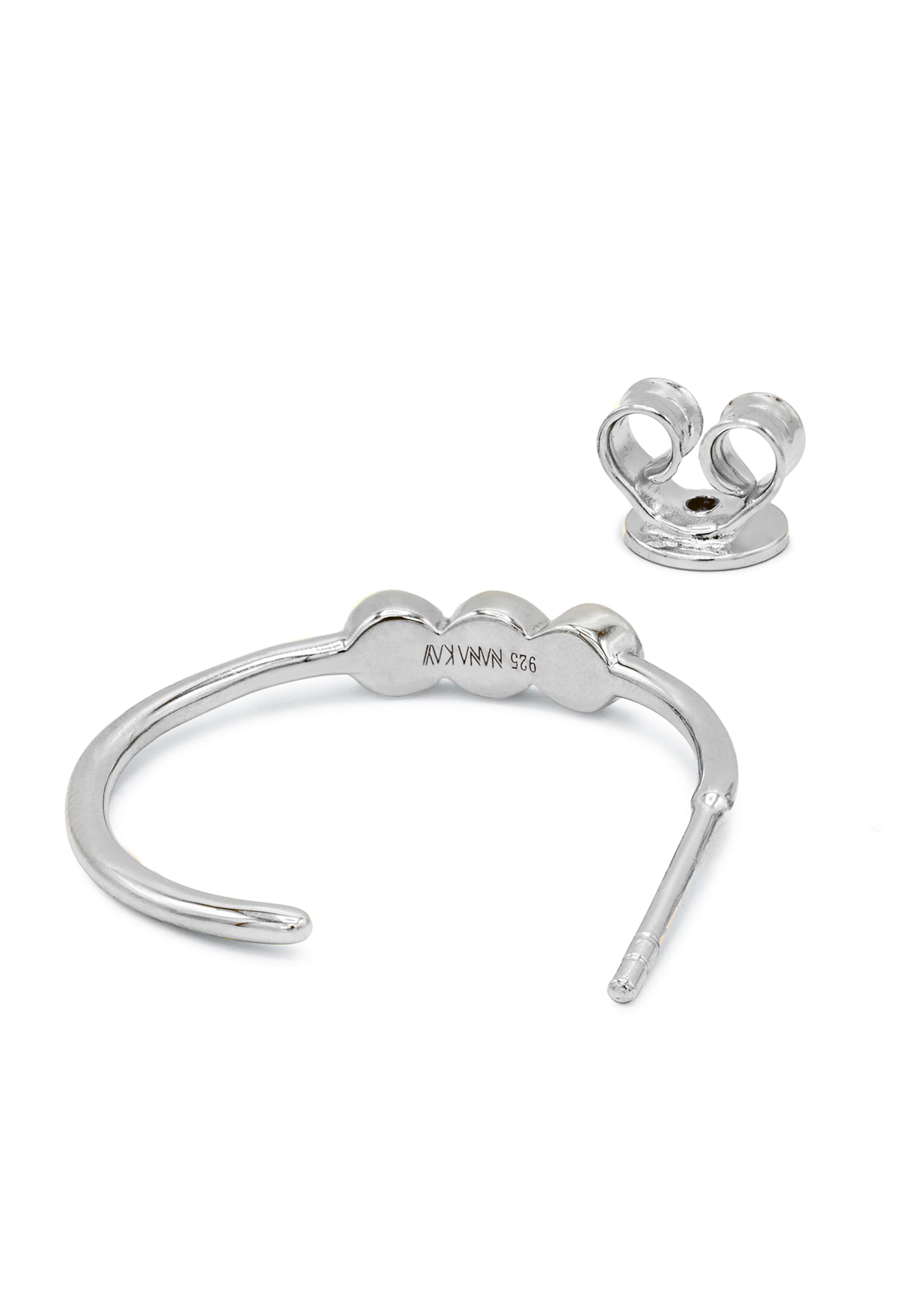 Nana Kay Ohrringe 'Modern Aztec' in Silber