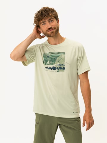 VAUDE Functioneel shirt 'Gleann' in Groen: voorkant