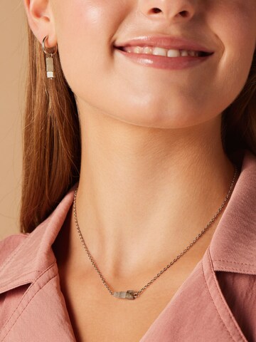 Lucardi Ketting 'Chic' in Zilver: voorkant