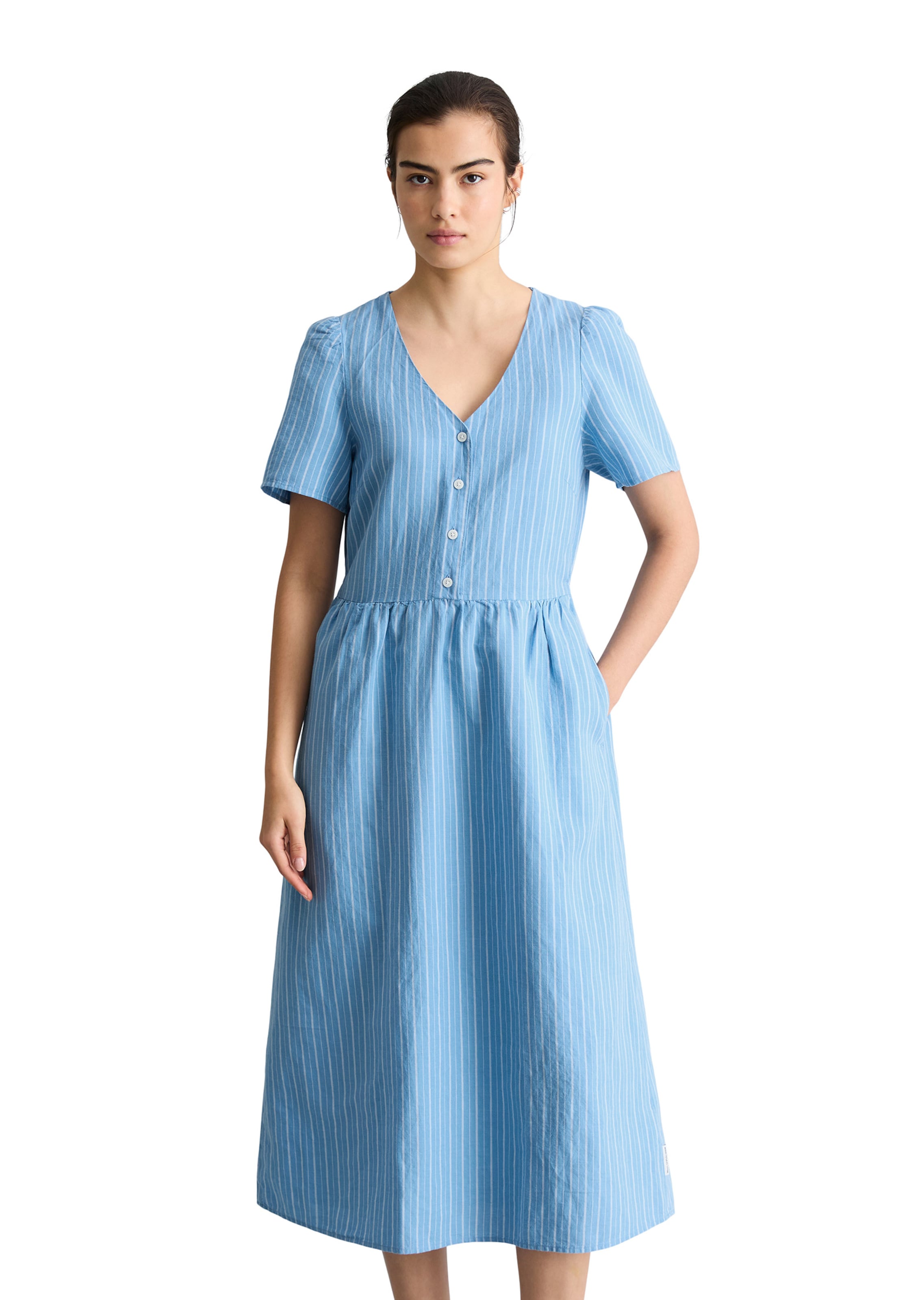 Marc O'Polo DENIM Jurk in Blauw: voorkant