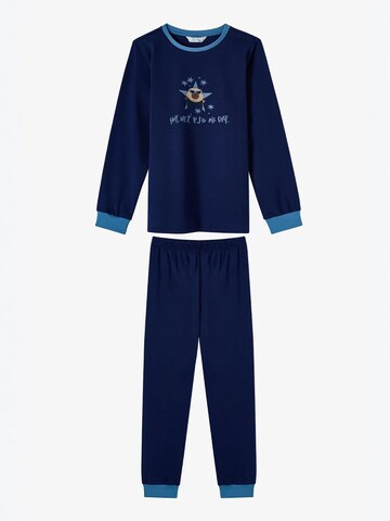Penti Nachtkledij 'PENTI Jungen Rockstar Capy Langarm-Pyjamaset' in Blauw