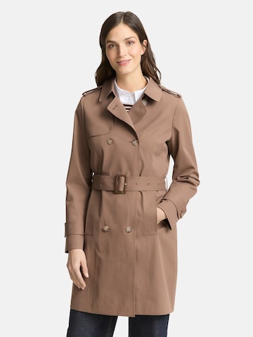 TOM TAILOR Between-seasons coat in Brown: front