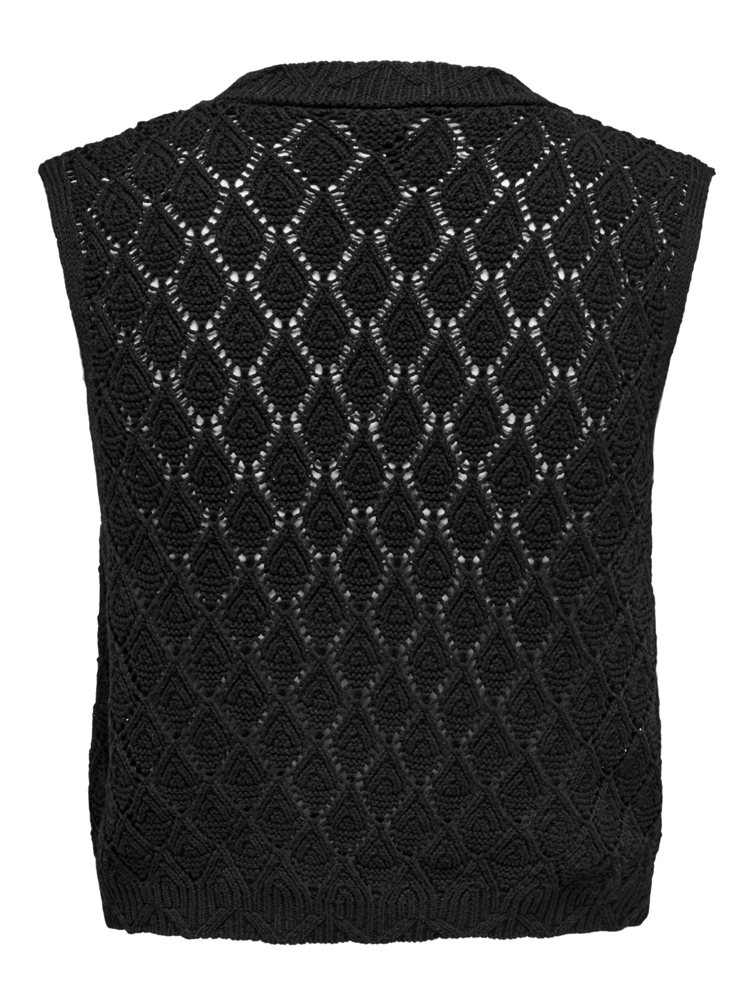 Gilet in maglia 'ONLChili' di ONLY in nero
