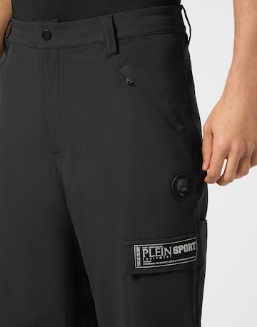 Plein Sport Loosefit Cargobroek 'Scratch' in Zwart