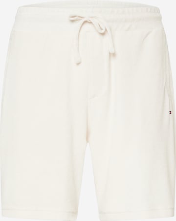 TOMMY HILFIGER Normalny krój Spodnie w kolorze biały: przód