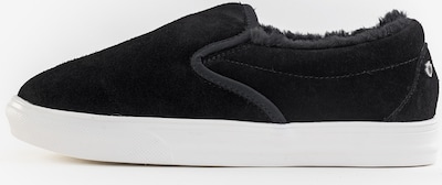 Minnetonka Slip on 'Wilder' en noir / blanc, Vue avec produit