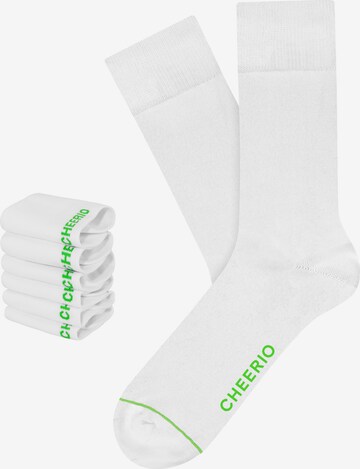CHEERIO* Sockor i vit: framsida