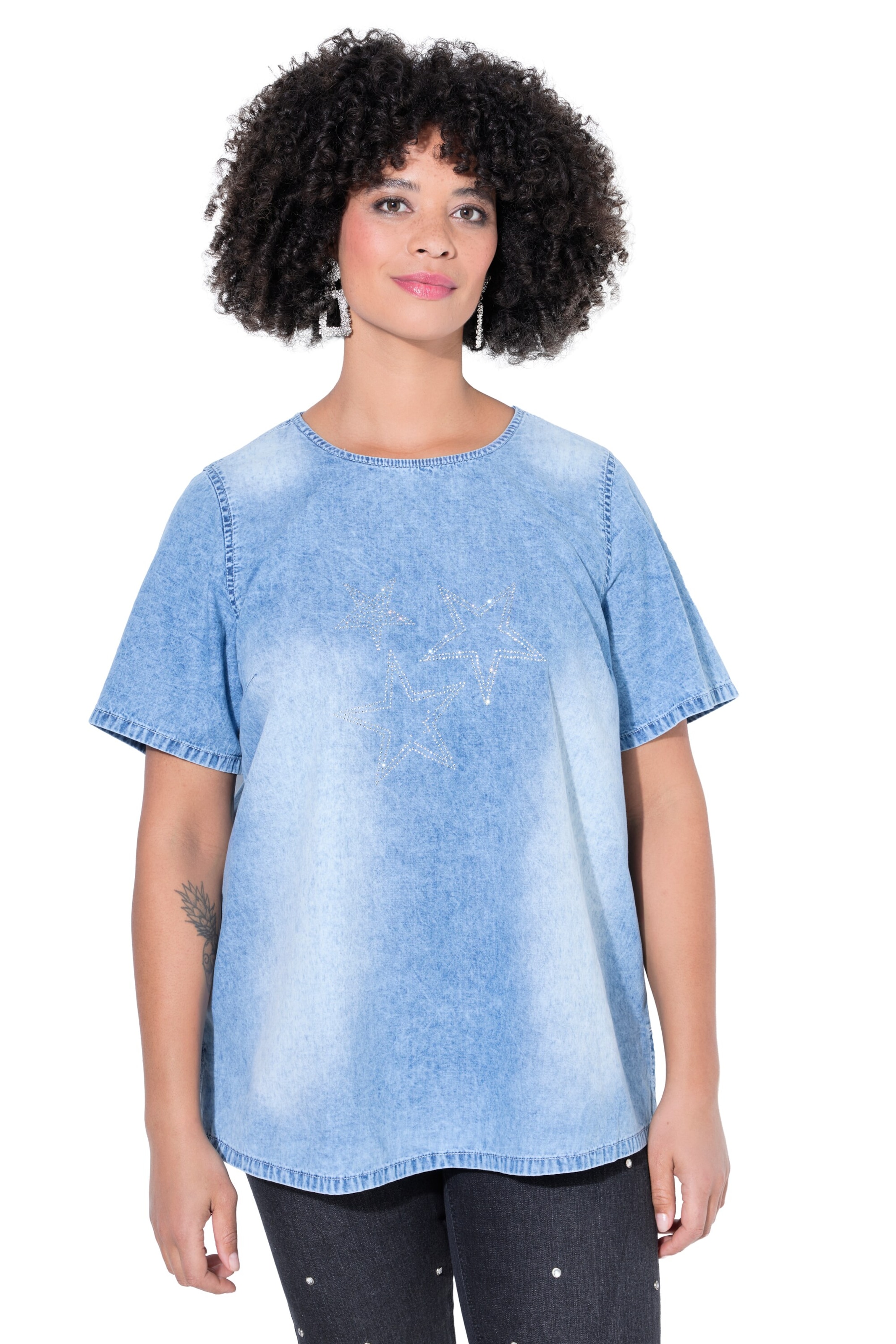Angel of Style T-Shirt in Blau: Vorderseite