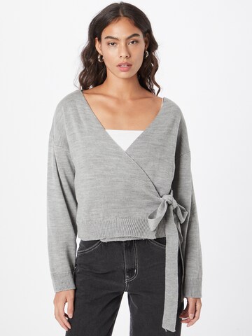 Pullover 'RENEE' di Femme Luxe in grigio: frontale