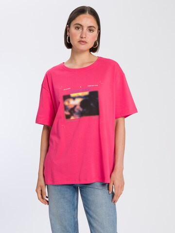 Cross Jeans Shirt '56012' in Pink: predná strana