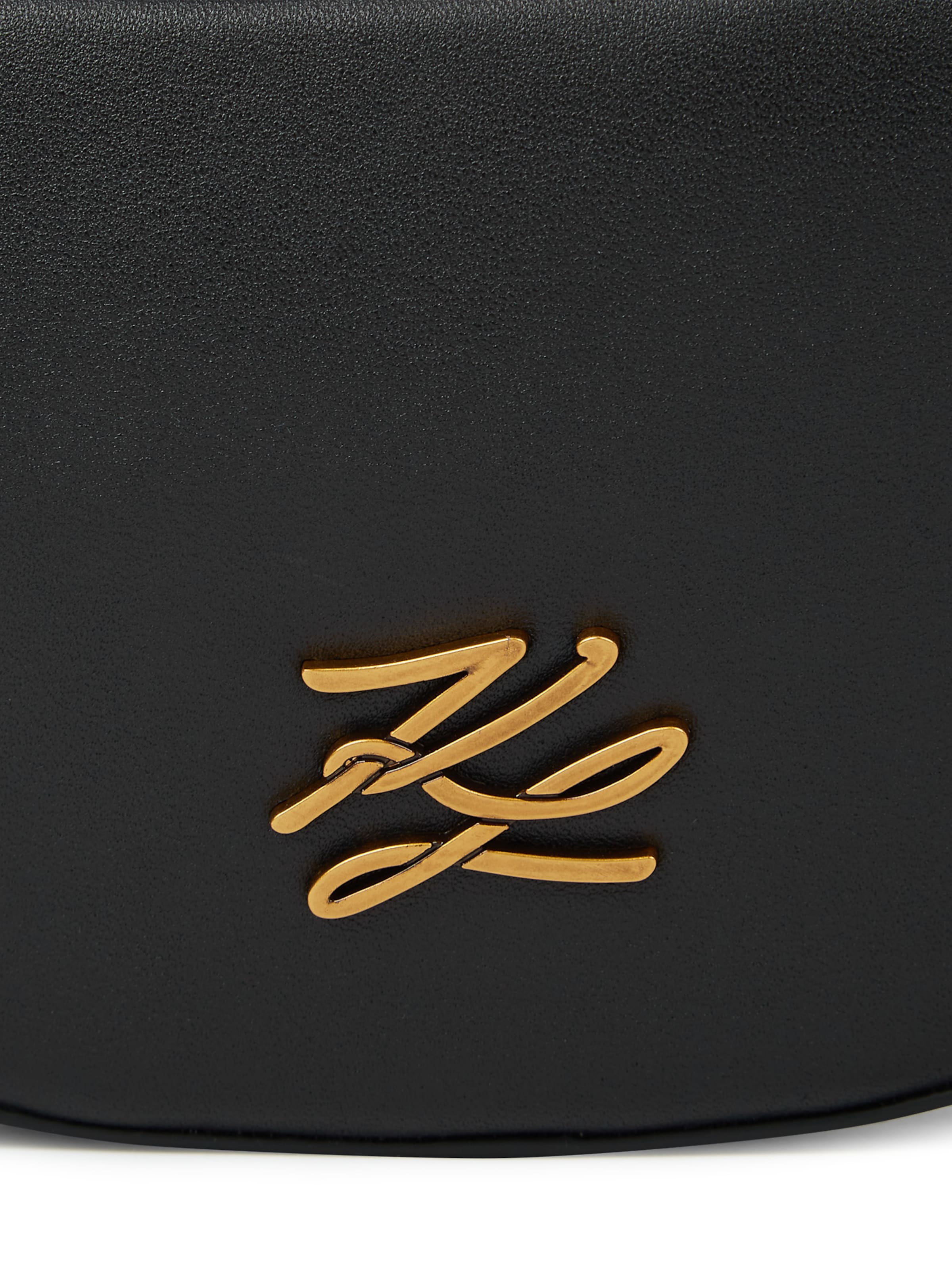 Karl Lagerfeld Чанта за през рамо 'AUTOGRAPH' в черно