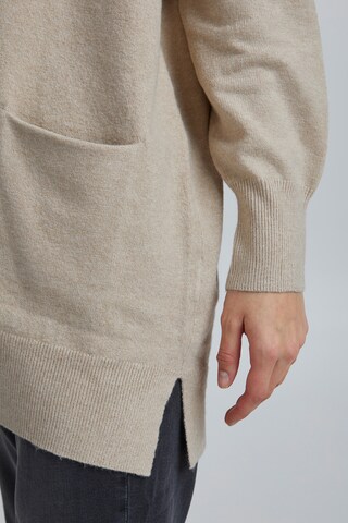 ICHI Strickjacke in Beige