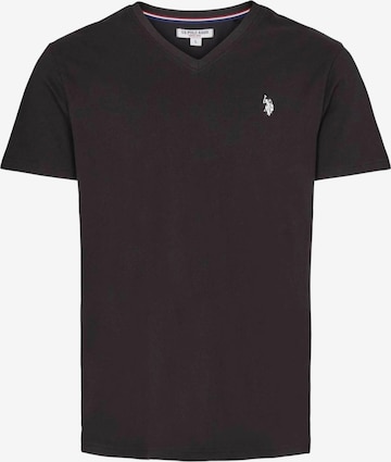 U.S. POLO ASSN. T-Shirt 'Cem' in Schwarz: Vorderseite