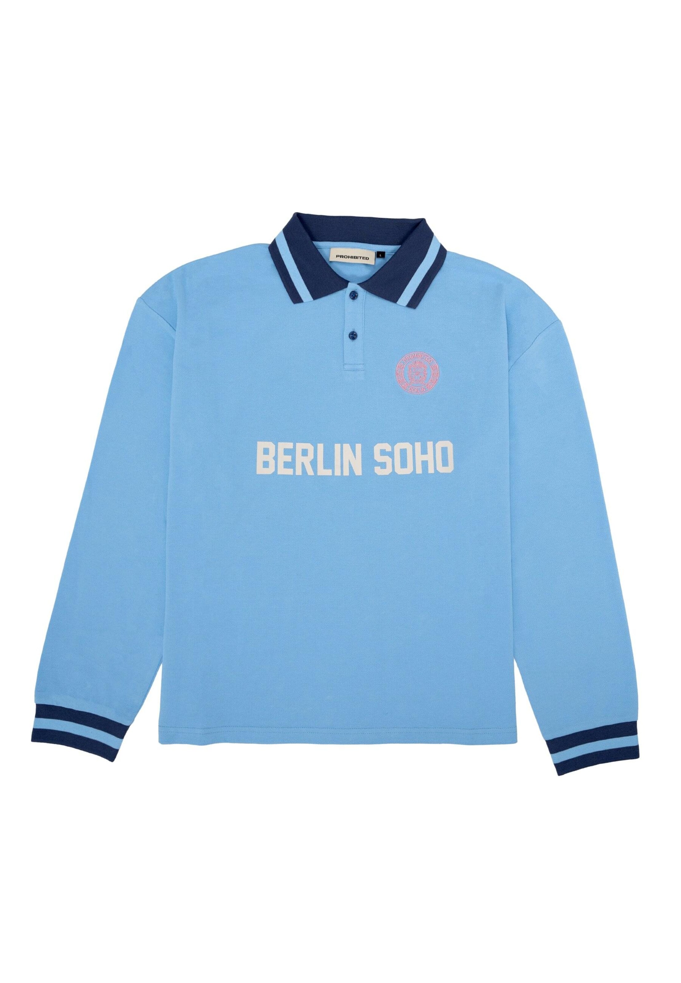 Prohibited Shirt 'PBFC' in Blauw: voorkant