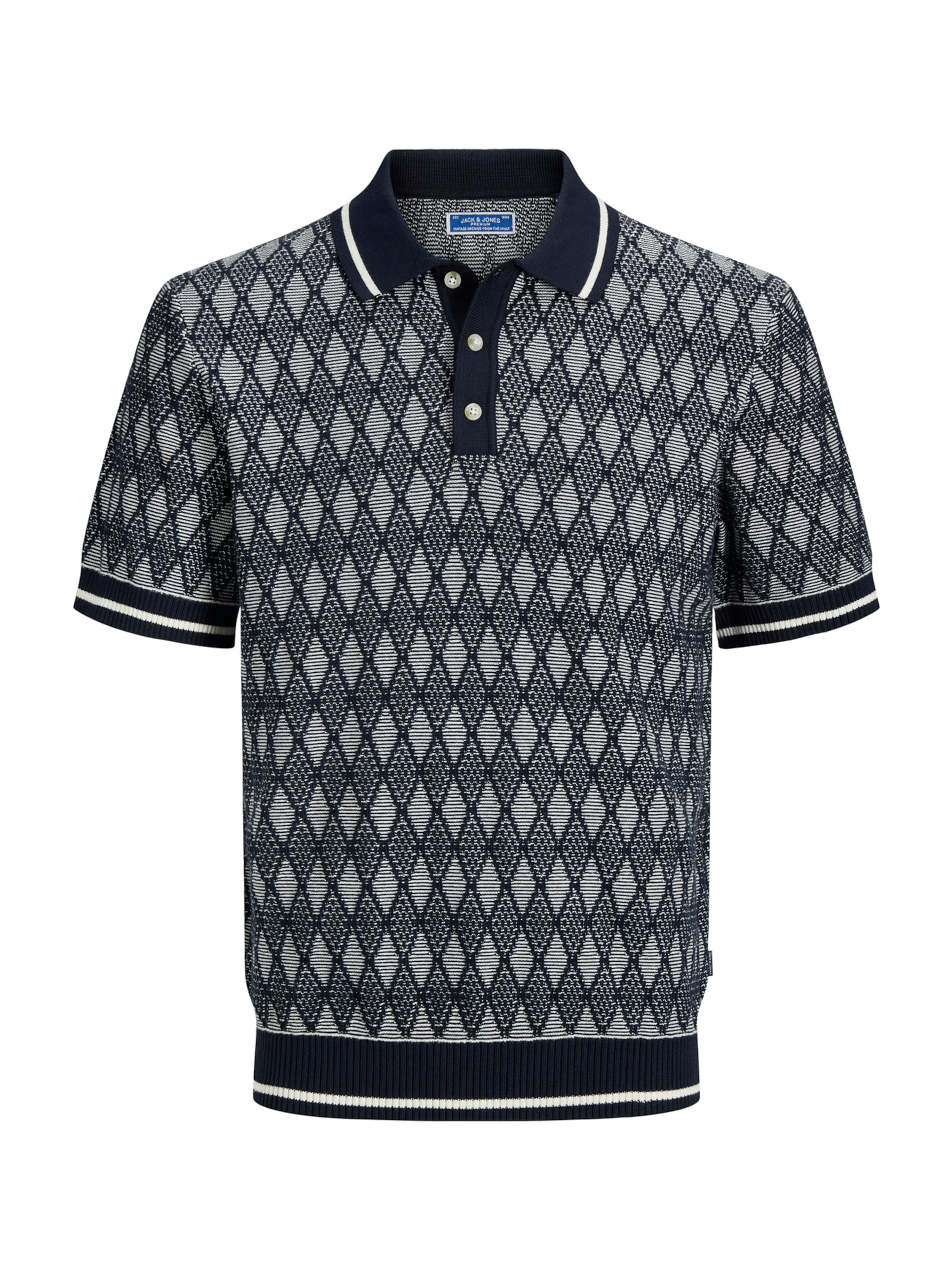 JACK & JONES Jersey 'JPRBLUZack' en azul noche / blanco, Vista del producto