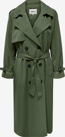 Manteau mi-saison 'Chloe' ONLY en vert : devant