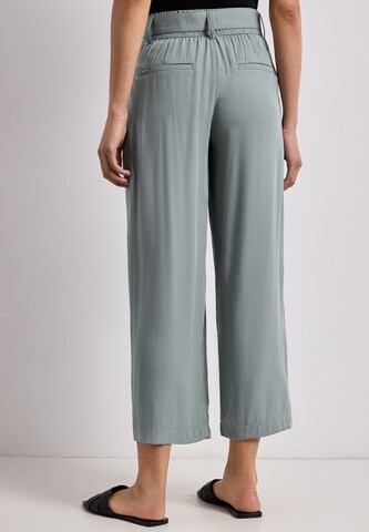 STREET ONE Wide Leg Hose in Grün