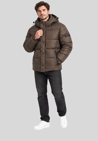 Elara Winterjas in Bruin
