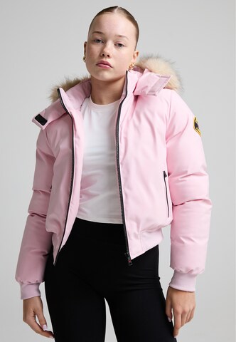 Zavetti Canada Between-Season Jacket 'Arabella' in Pink: front