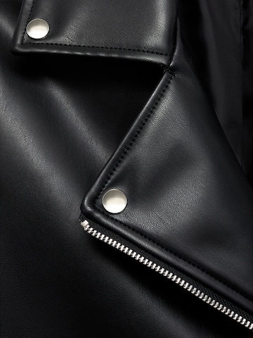 Veste mi-saison MANGO TEEN en noir
