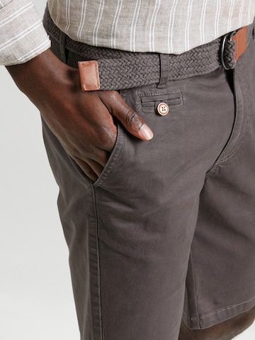 INDICODE JEANS Regular Pants 'Conor' in Grey