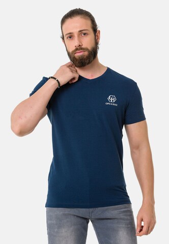 CIPO & BAXX Shirt in Blue: front