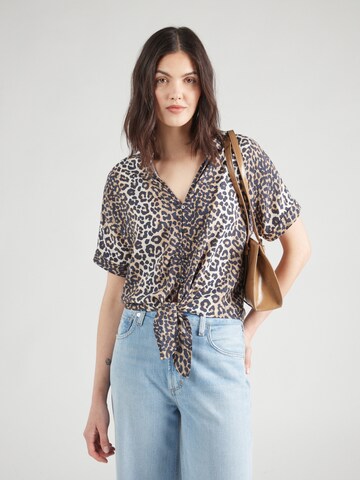 ONLY Blouse 'ONLNOVA' in Bruin: voorkant