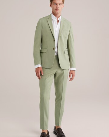 WE Fashion Конический (Tapered) Плиссированные брюки в Зеленый